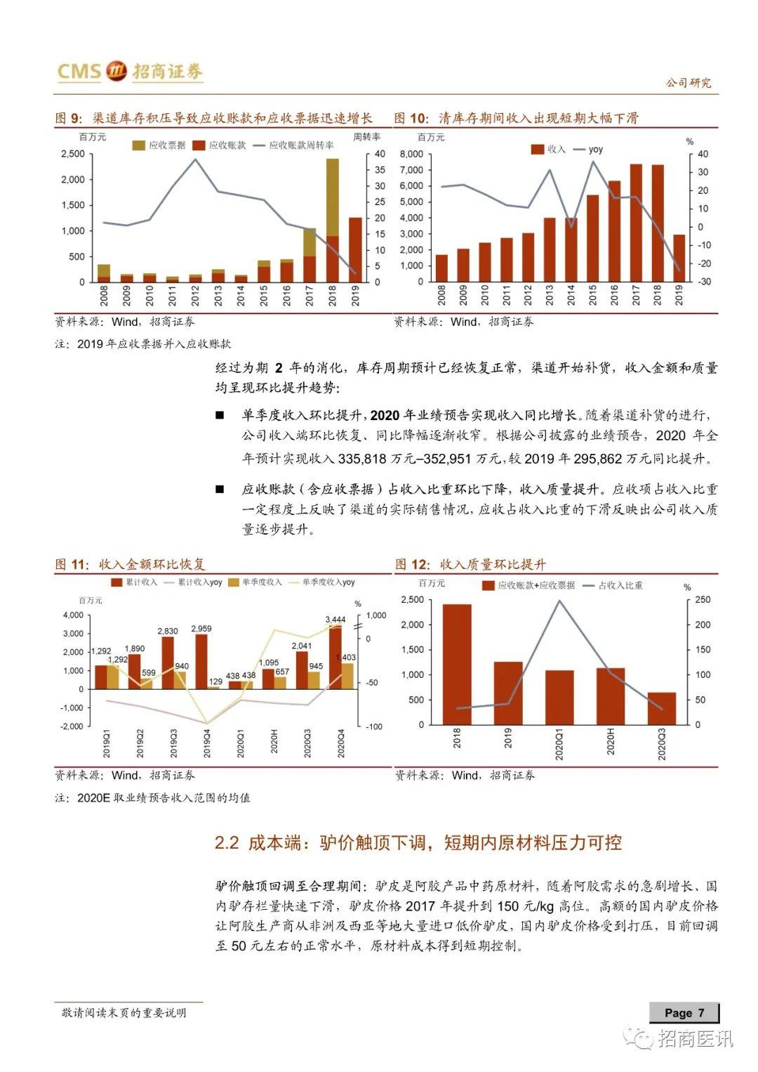 【招商医药】东阿阿胶首次覆盖：业绩拐点来临，公司转型可期