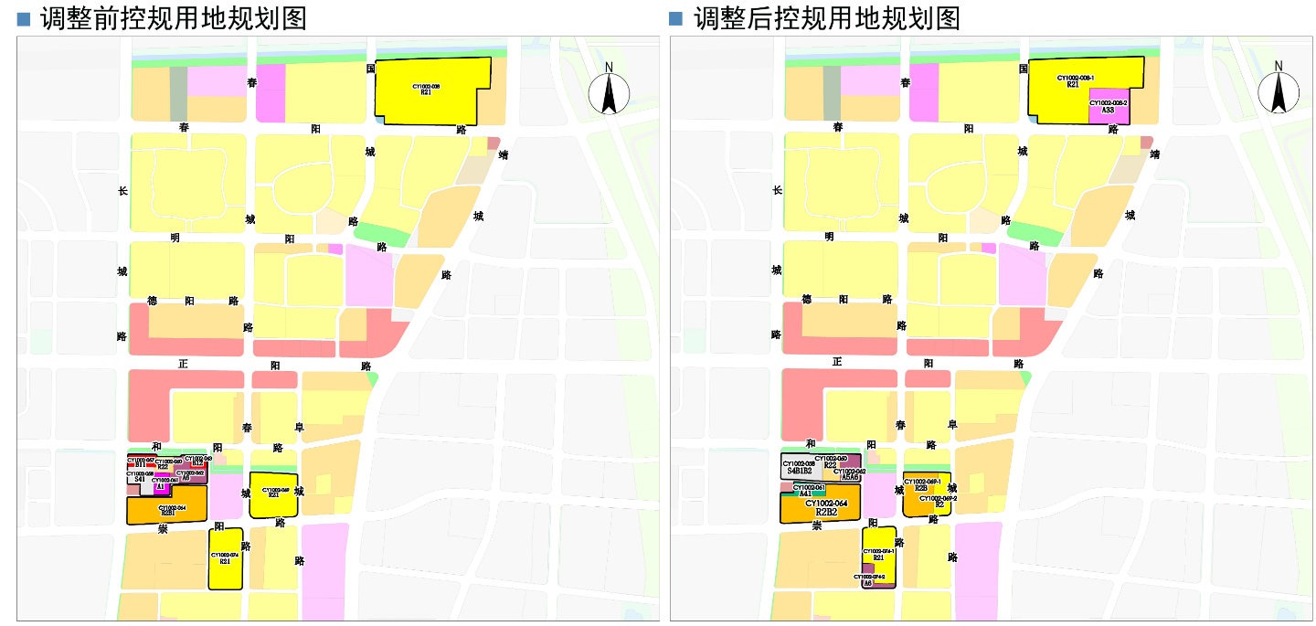 城阳街道南部片区多地块控规调整，规划学校、体育中心、养老机构等